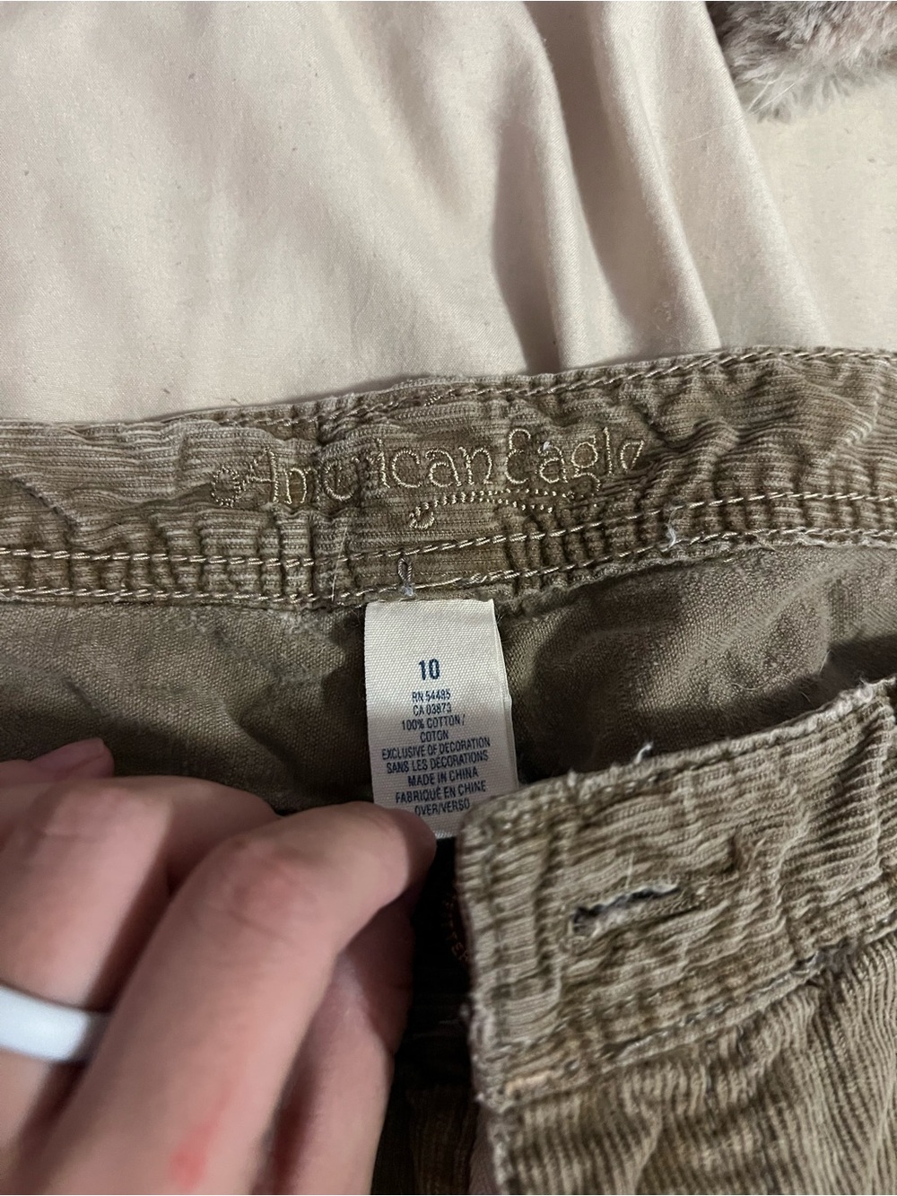 American Eagle Outfitters Men’s Corduroy Pants - Light Brown